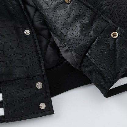 Motorcycle PU Leather Jacket Trendy Men