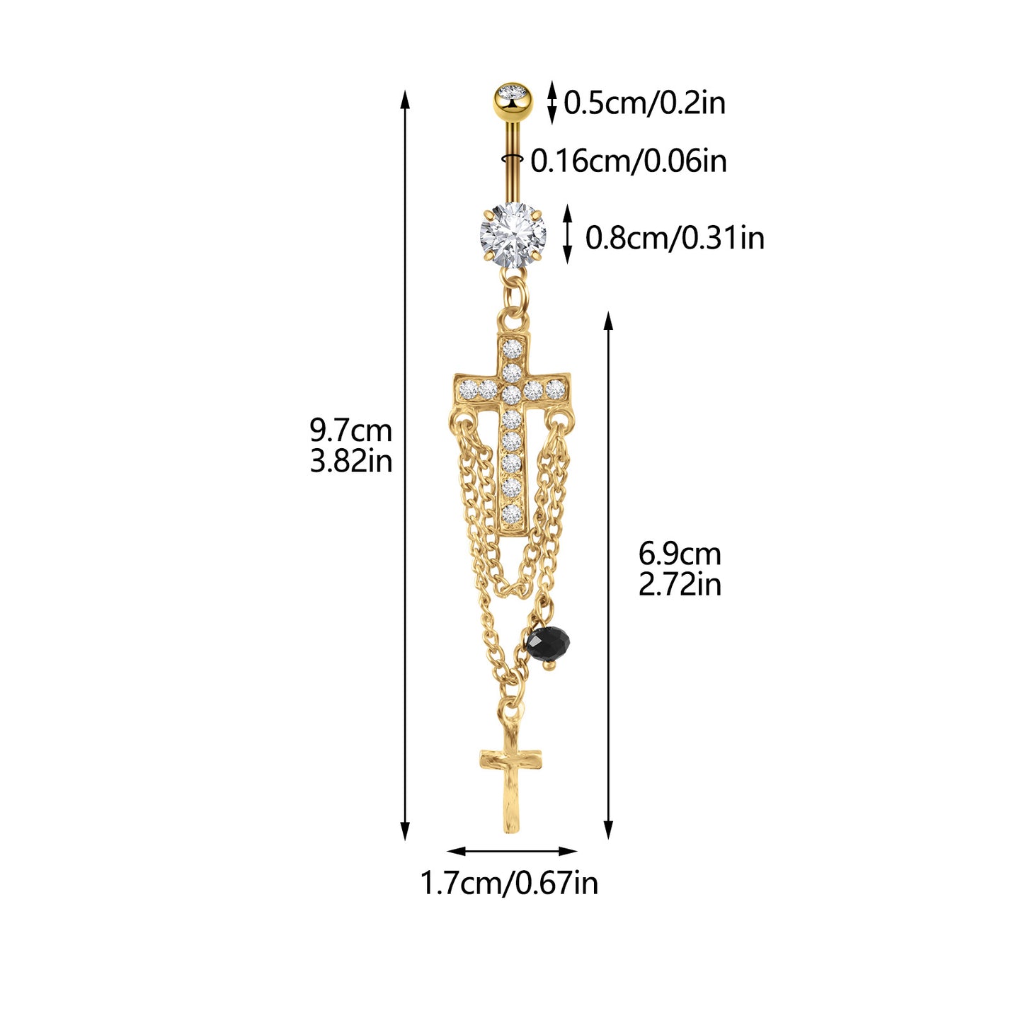 Niche Edge Navel Piercing Edge Navel Ring Piercing Jewelry