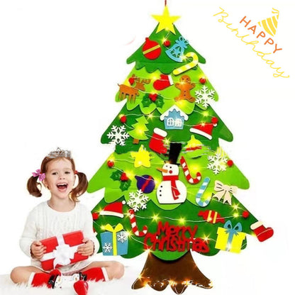 DIY Felt Christmas Tree Decoration Set - Kids Craft Activity