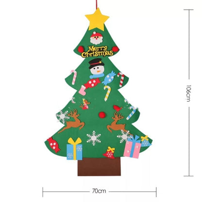 DIY Felt Christmas Tree Decoration Set - Kids Craft Activity