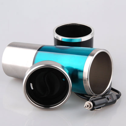 Stainless steel car electric heating cup