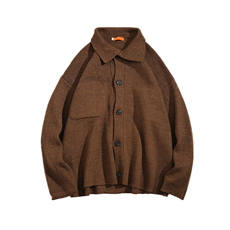 Winter Men's Sweater Loose Big Pocket BF Wind Sweater