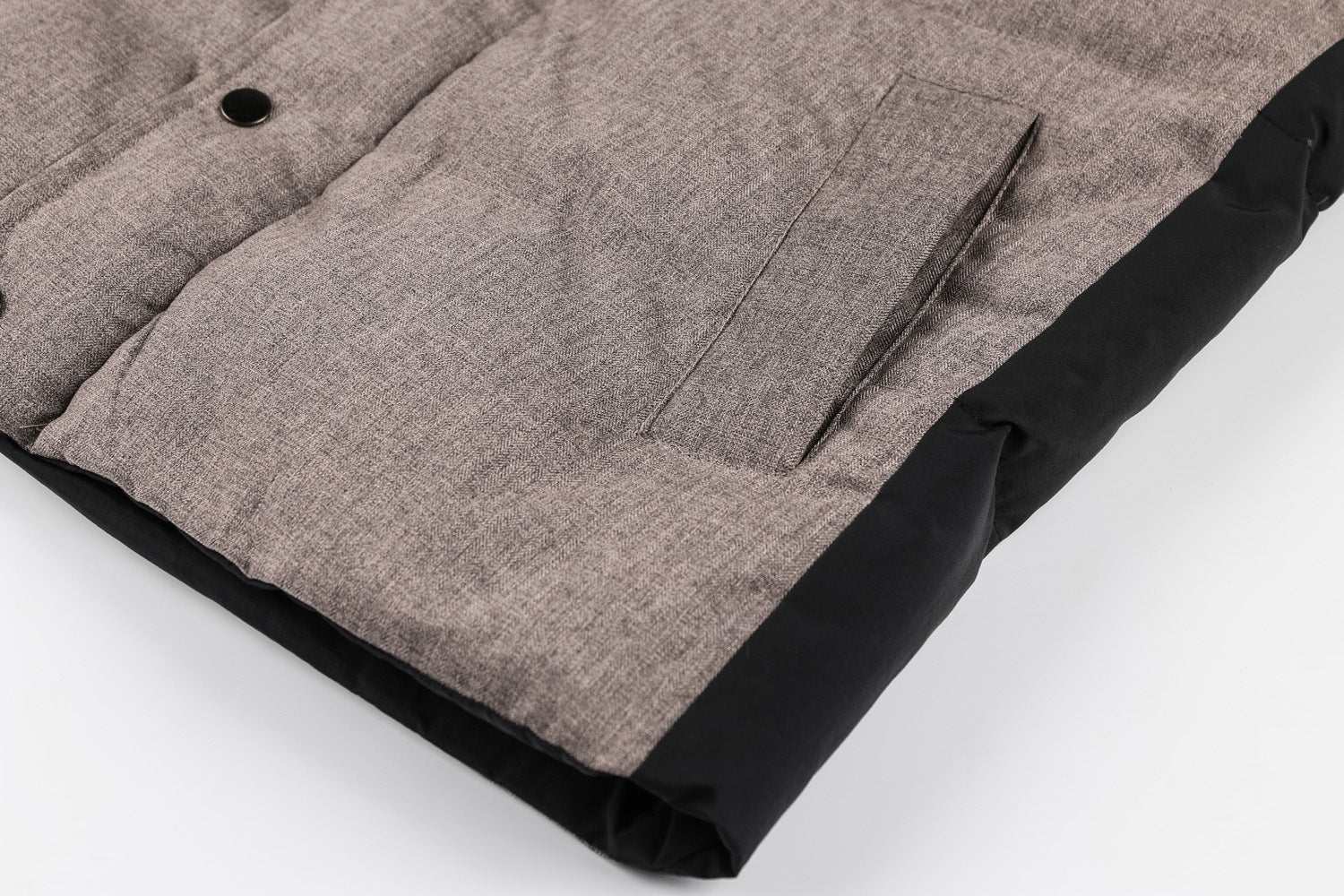 Winter man 3D men's winter wear thick cotton-filled lightweight jacket with full zipper and loose fit