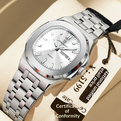 Ultra-thin Watch With Waterproof And Luminous Features
