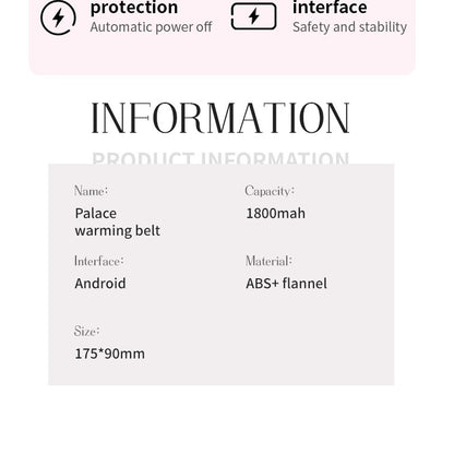 Menstrual Heating Pad - Portable Period Pain Relief Belt