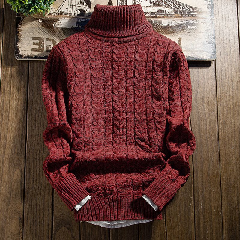 Autumn and winter turtleneck sweater