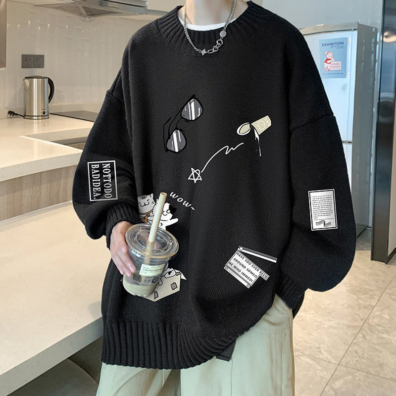 Fashion Winter Men's Thickened Sweater