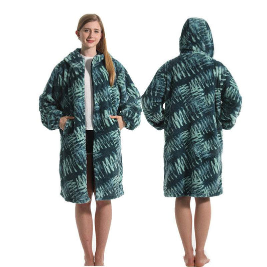 Women's Unisex Wear Hooded Drawstring Sweatshirt Printed