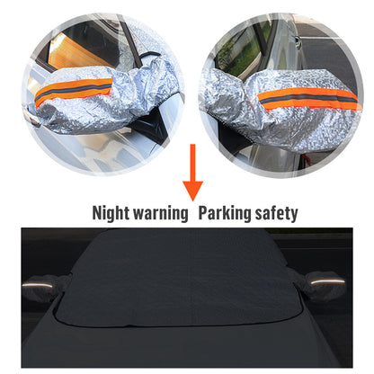 Car Windshield Magnetic Car Windscreen Cover Winter Ice Frost Shield Snow Protector Sun Shade L 5Magnet
