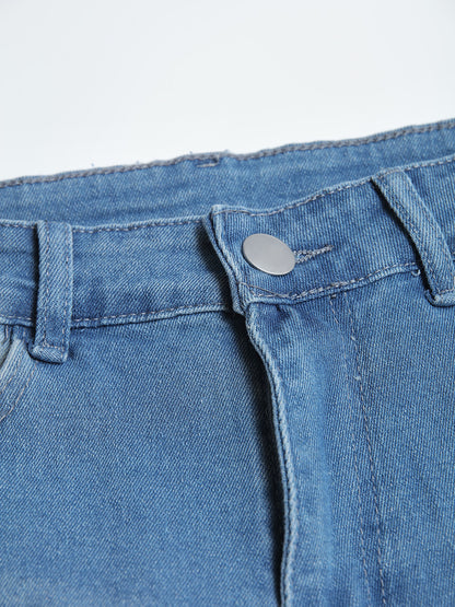 Personality Denim Skinny Jeans For Men