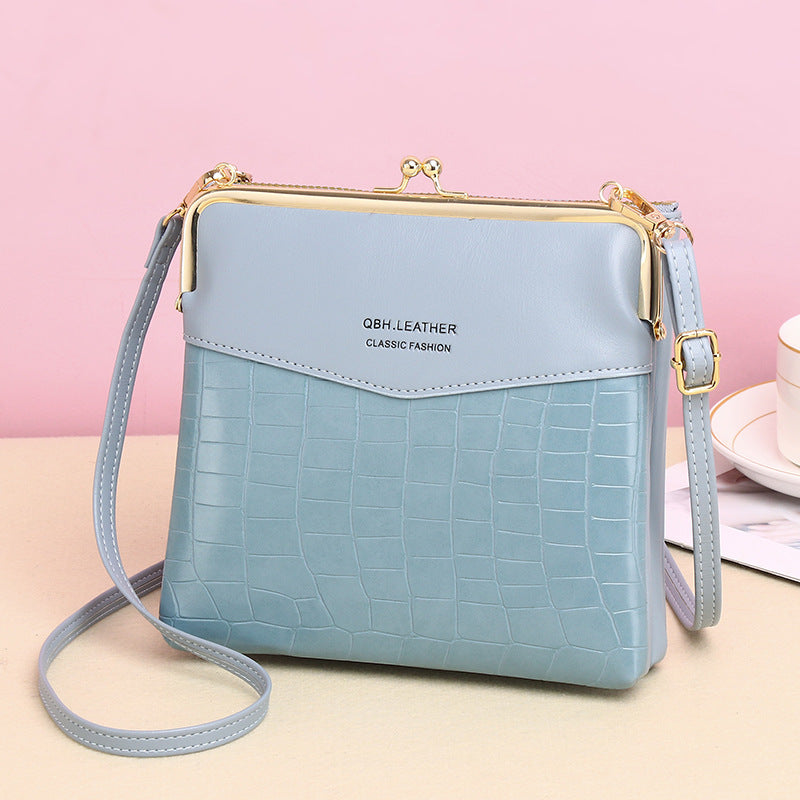 Lo62.03ck Shoulder Bags Women Alligator Pattern Crossbody Phone Bag