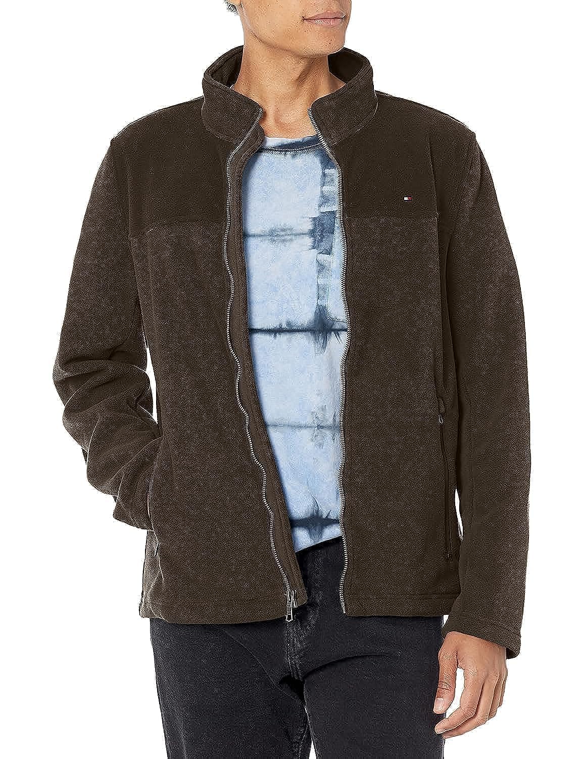 Tommy Hilfiger Herren Classic Zip Front Polar Fleece Jacket Fleecejacke