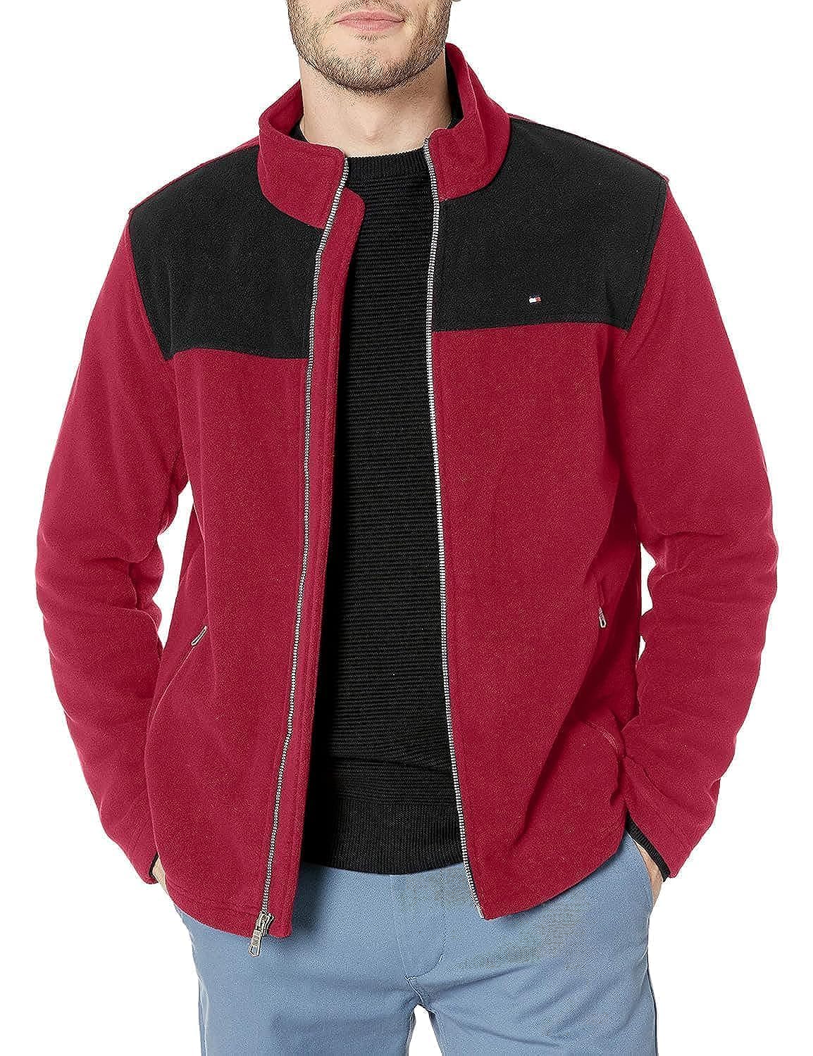 Tommy Hilfiger Herren Classic Zip Front Polar Fleece Jacket Fleecejacke