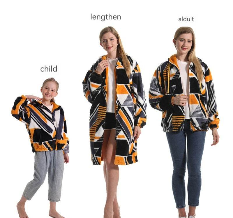 Women's Unisex Wear Hooded Drawstring Sweatshirt Printed