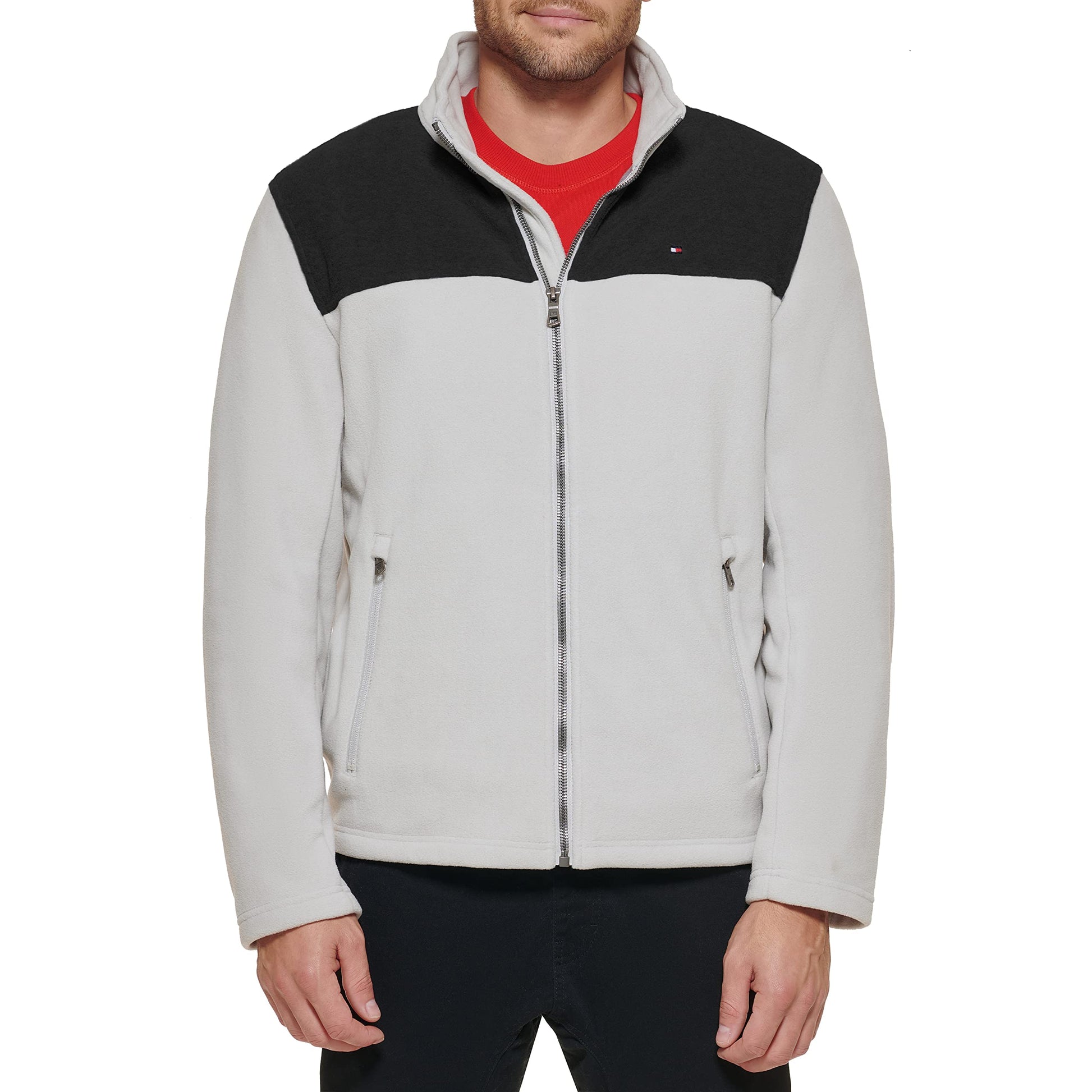 Tommy Hilfiger Herren Classic Zip Front Polar Fleece Jacket Fleecejacke