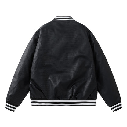 Motorcycle PU Leather Jacket Trendy Men