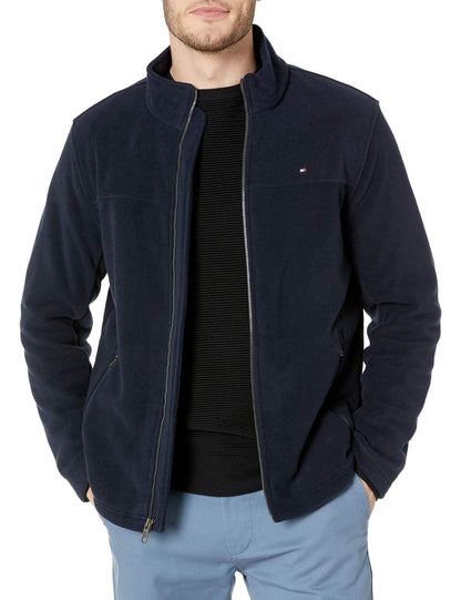 Tommy Hilfiger Herren Classic Zip Front Polar Fleece Jacket Fleecejacke