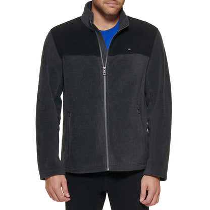 Tommy Hilfiger Herren Classic Zip Front Polar Fleece Jacket Fleecejacke