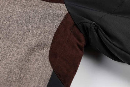 Winter man 3D men's winter wear thick cotton-filled lightweight jacket with full zipper and loose fit