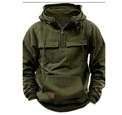 Men's Solid Color Casual Sweatshirt