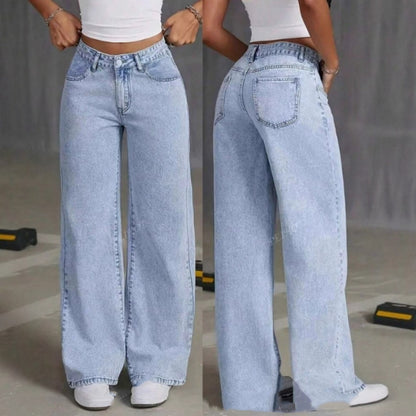 Sweet And Spicy Style High Waist Straight Jeans Women's Clothing