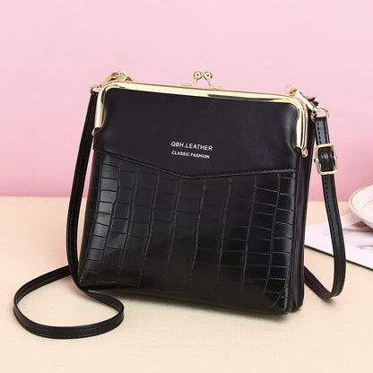 Lo62.03ck Shoulder Bags Women Alligator Pattern Crossbody Phone Bag