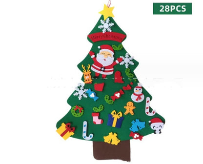 DIY Felt Christmas Tree Decoration Set - Kids Craft Activity