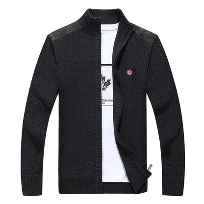 Warm Winter Jacket Zipper Sweater