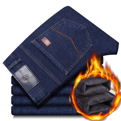 Warm Stretch Loose Straight Casual Pants