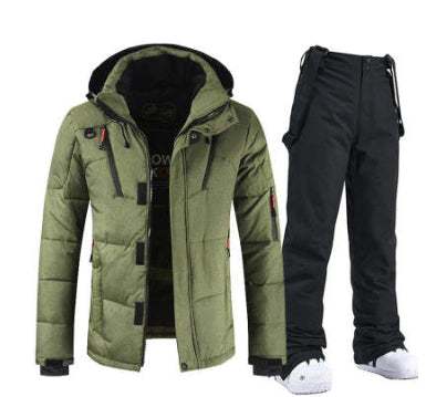 Men's winter fit type casual cardigan coat with zipper and cotton filling, thicker non-hooded style