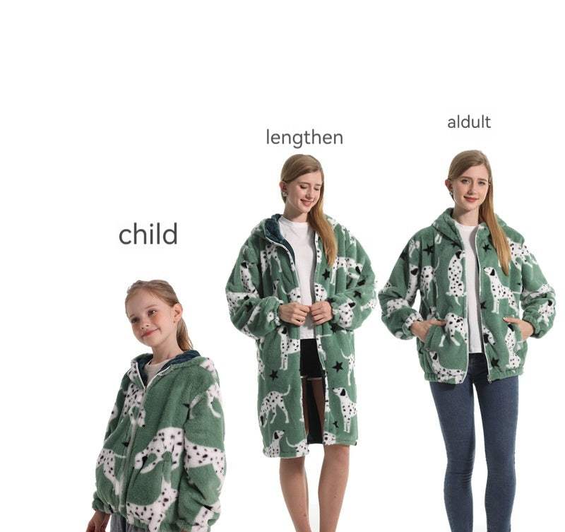 Women's Unisex Wear Hooded Drawstring Sweatshirt Printed