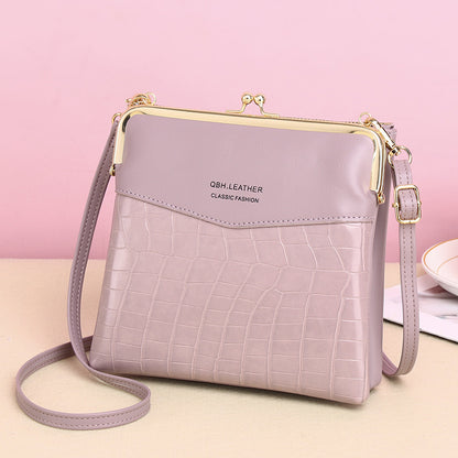 Lo62.03ck Shoulder Bags Women Alligator Pattern Crossbody Phone Bag