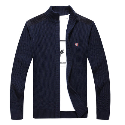 Warm Winter Jacket Zipper Sweater