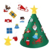 DIY Felt Christmas Tree Decoration Set - Kids Craft Activity